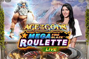 Mega Fire Blaze Age Of Gods Roulette Live - AGENT188