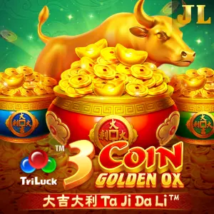 Jili : 3 Coin Golden OX - AGENT188